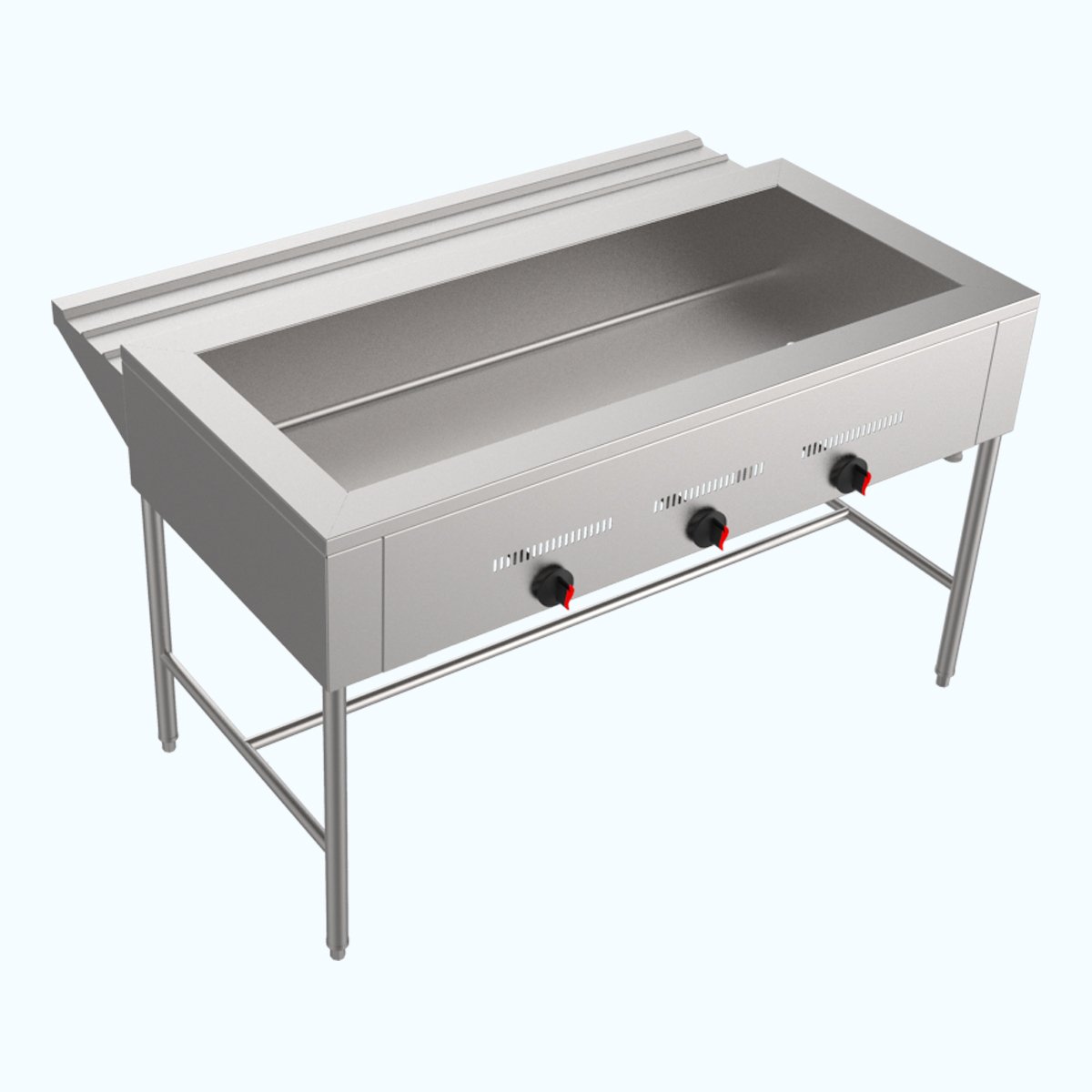 Mueble Baño de María De Acero Inoxidable Opción 03